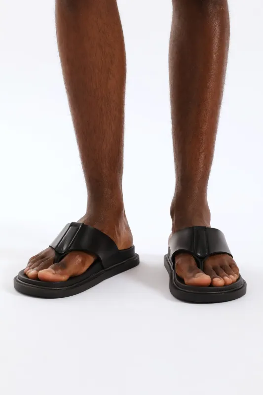 Comfort Thong Sandal - Black sold by Edgars