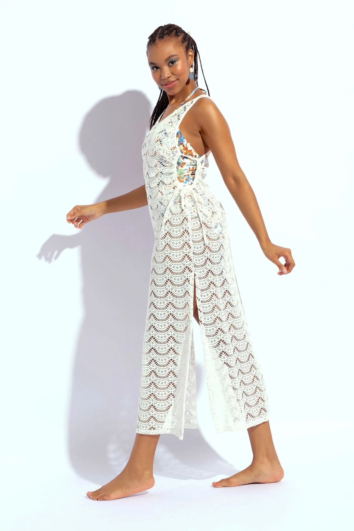 Crochet Maxi Dress - White sold by Edgars product image thumbnail 3
