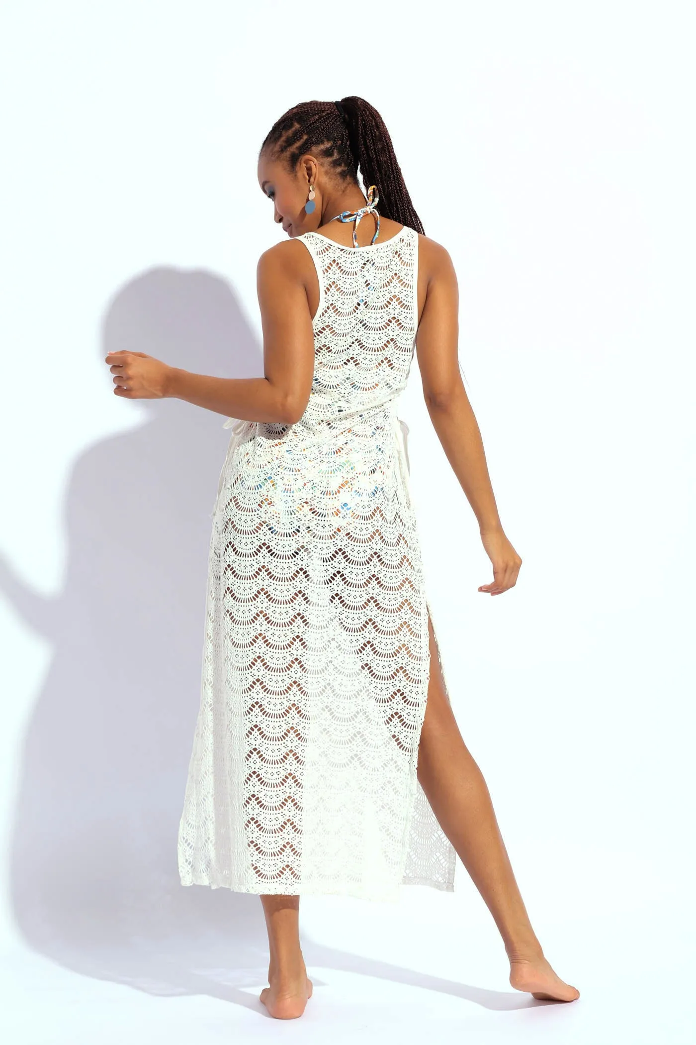 Crochet Maxi Dress - White sold by Edgars product image thumbnail 2