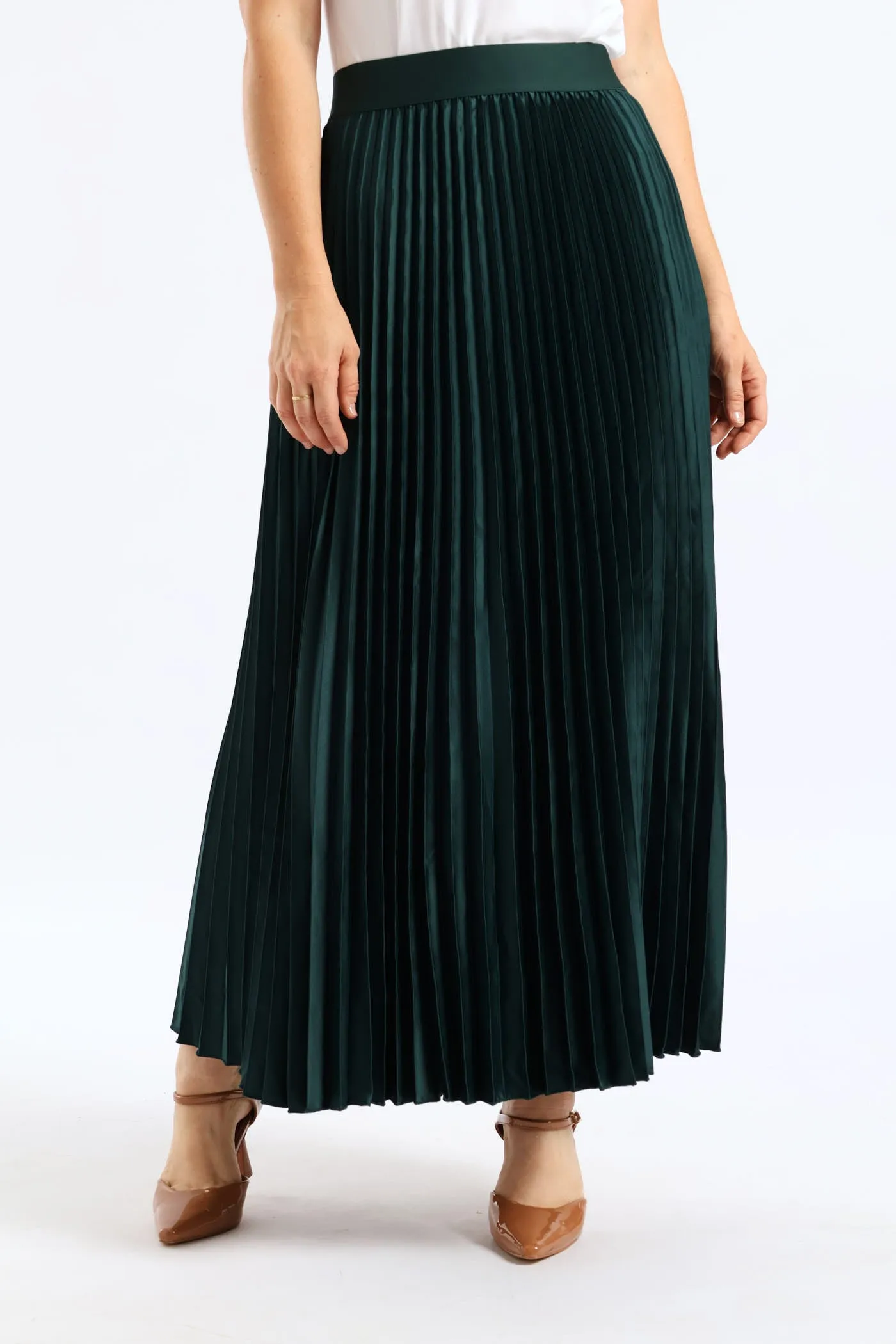 Pleated Satin Maxi Skirt - Bottle sold by Edgars product image thumbnail 2