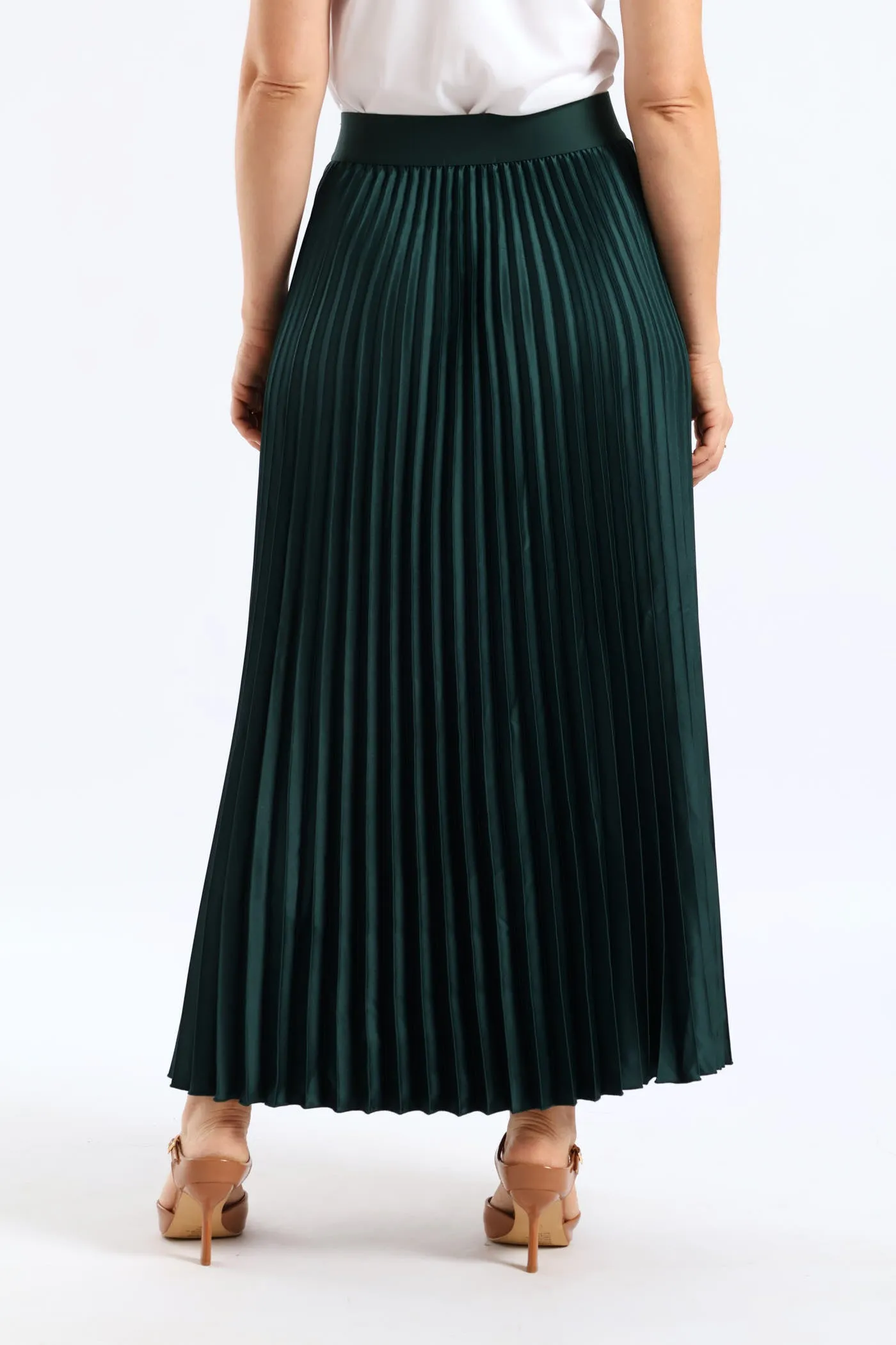 Pleated Satin Maxi Skirt - Bottle sold by Edgars product image thumbnail 4