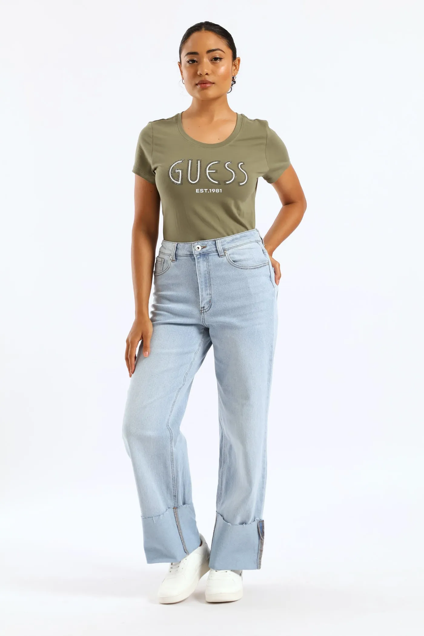 Guess Logo Tee - Green sold by Edgars product image thumbnail 3