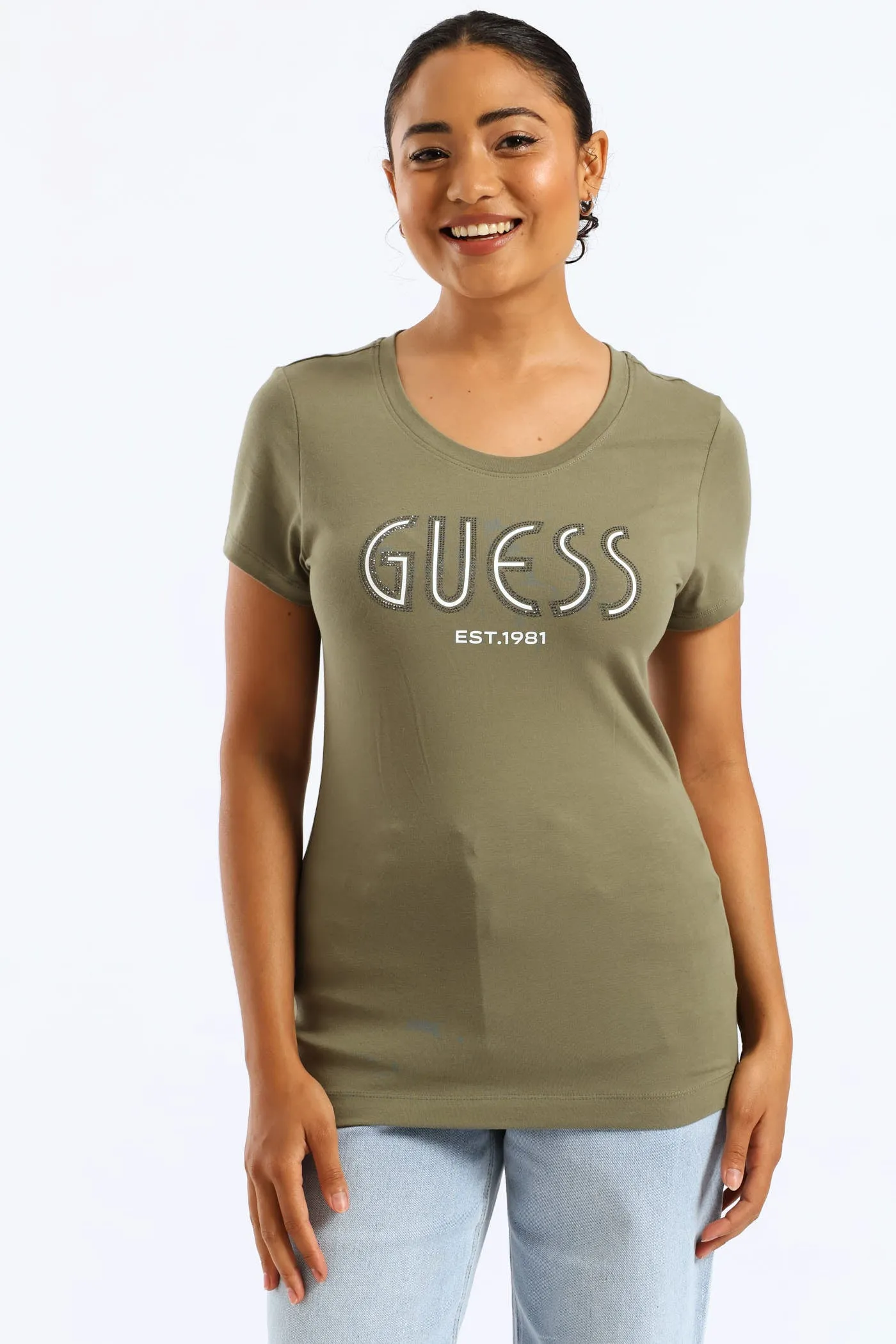 Guess Logo Tee - Green sold by Edgars product image thumbnail 4
