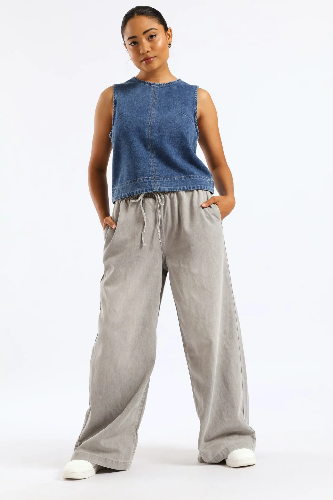 Denim Shell Top - Salty Mid Wash sold by Edgars product image thumbnail 3