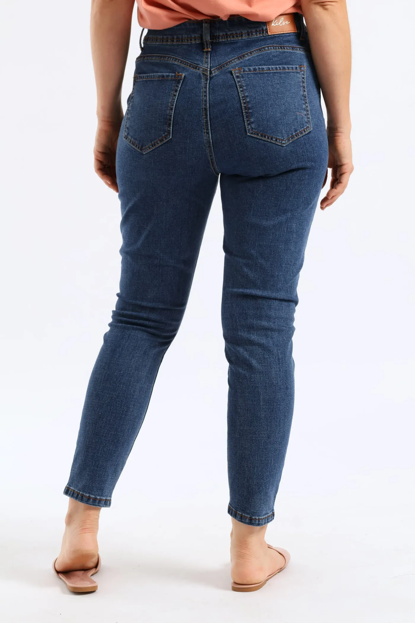 Hi-Rise Stretch Skinny Jean - Dark Wash sold by Edgars product image thumbnail 4