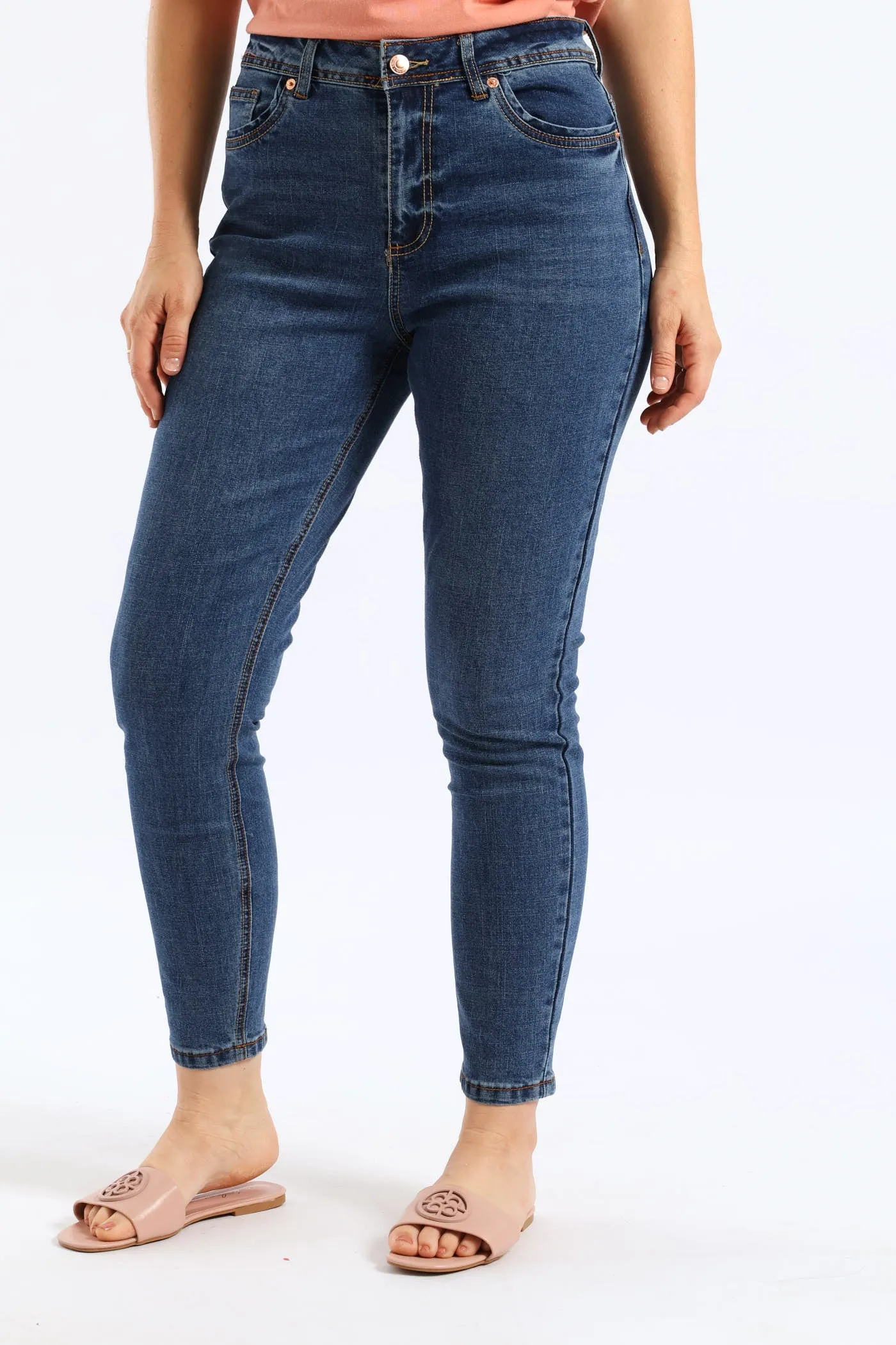 Hi-Rise Stretch Skinny Jean - Dark Wash sold by Edgars product image thumbnail 2