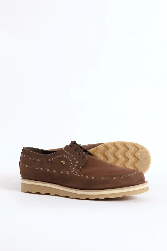 Leather Smart Casual Lace Up Shoe - Brown sold by Edgars