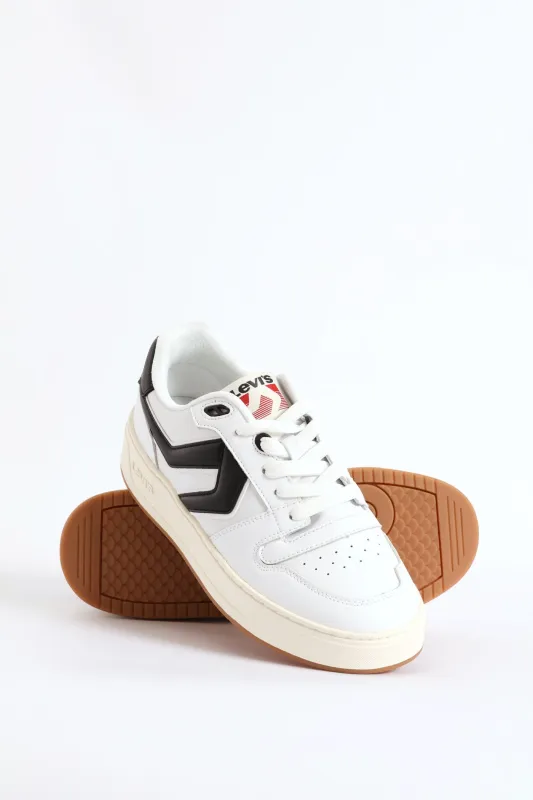 Glide Court Sneaker - White/Black sold by Edgars