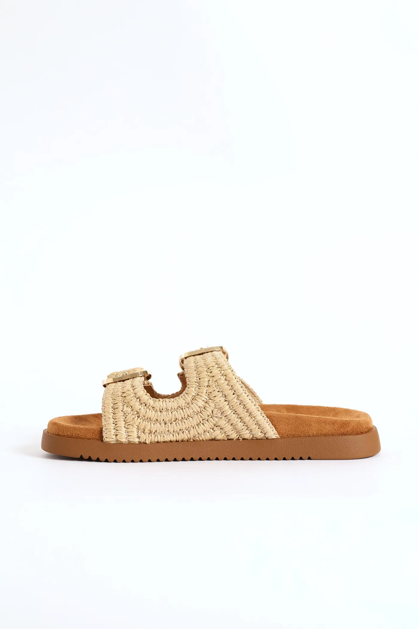 Miramar Double Strap Raffia Birky Sandal - Natural sold by Edgars product image thumbnail 3