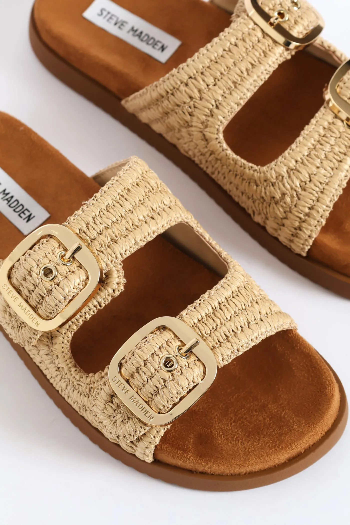 Miramar Double Strap Raffia Birky Sandal - Natural sold by Edgars product image thumbnail 4