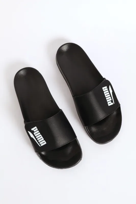 Poolcat Velcro Zadp Slide Sandal - Black sold by Edgars