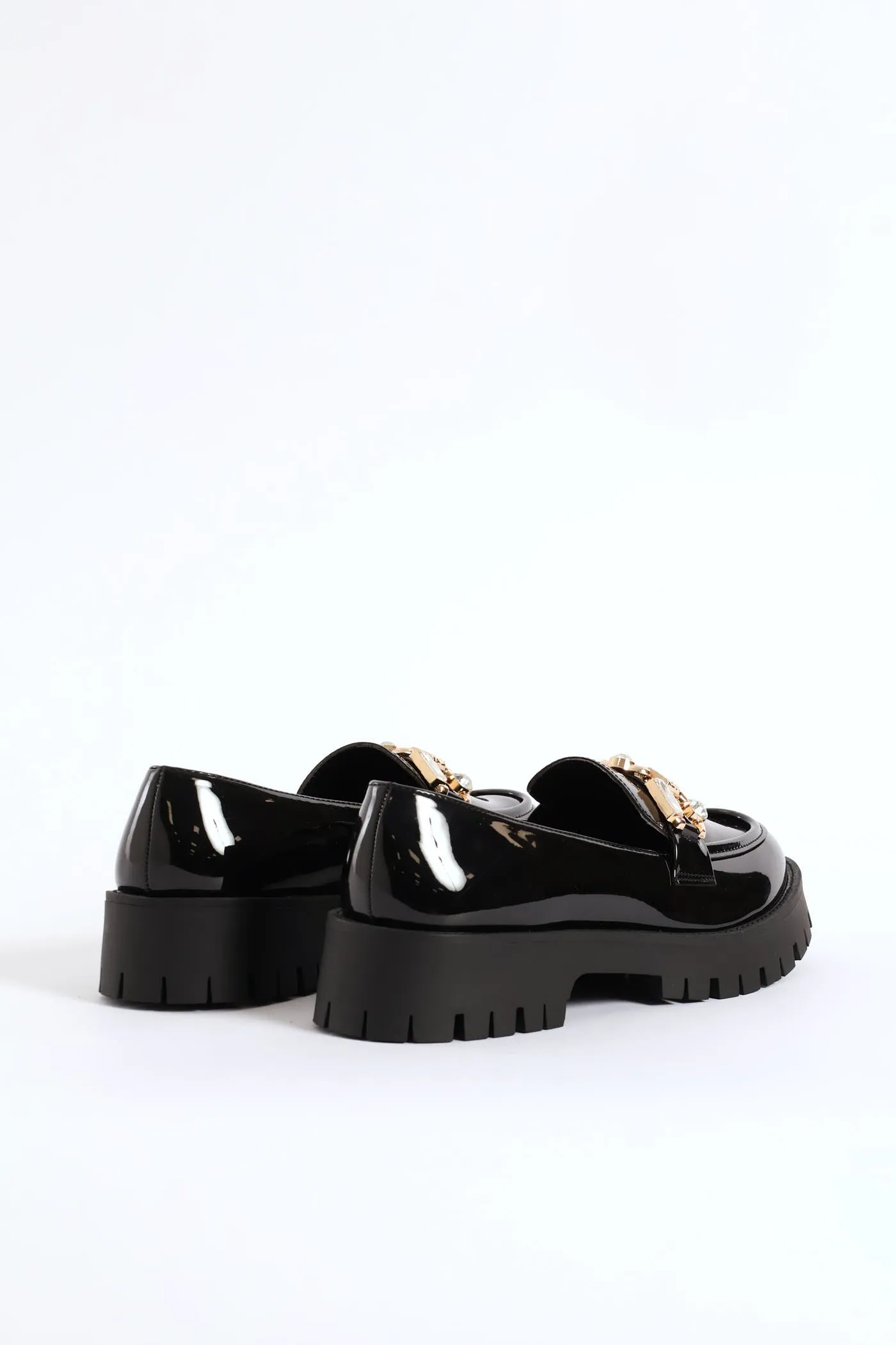 Jewel Trim Chunky Loafer - Black sold by Edgars product image thumbnail 5
