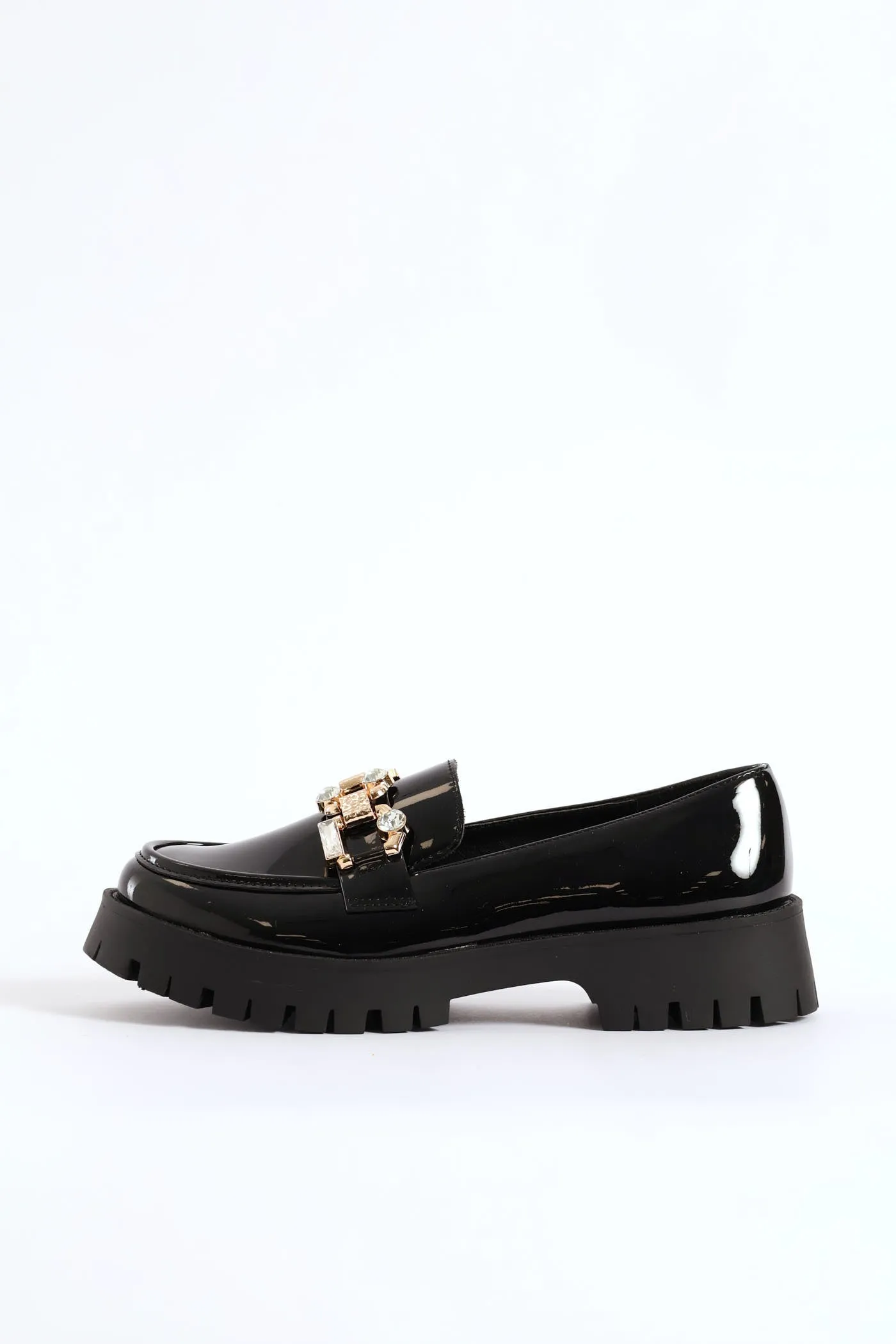 Jewel Trim Chunky Loafer - Black sold by Edgars product image thumbnail 4