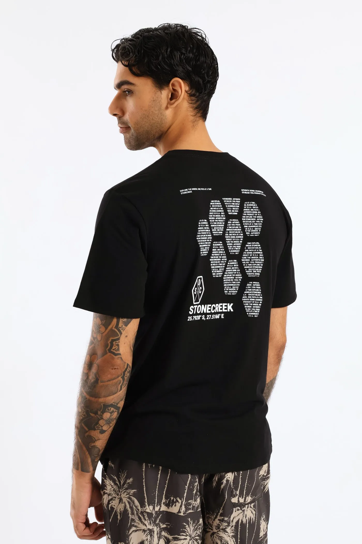 Tread Front & Back Tee - Black sold by Edgars product image thumbnail 5