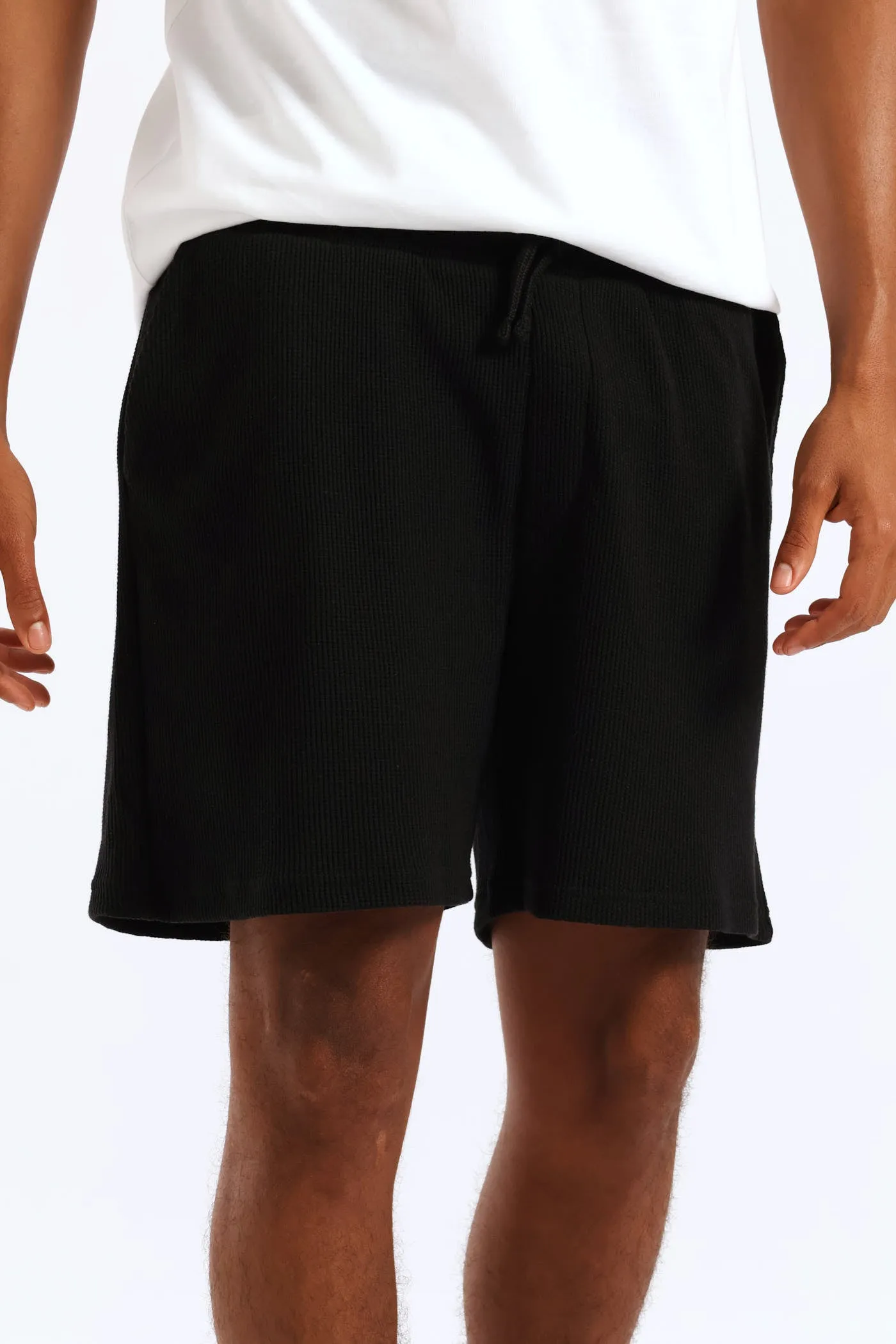 Caleb Waffle Shorts - Black sold by Edgars product image thumbnail 3