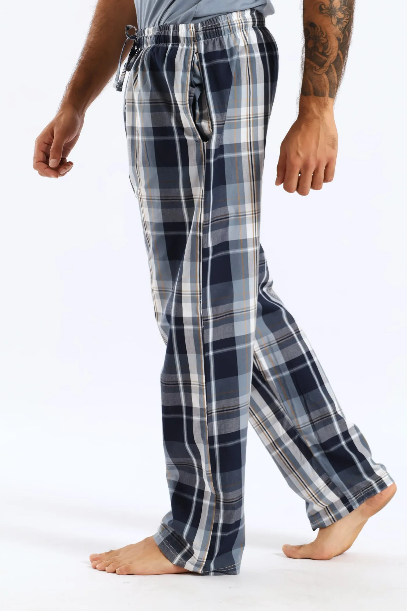 Check Woven Pyjama Long Pants - Blue sold by Edgars product image thumbnail 3