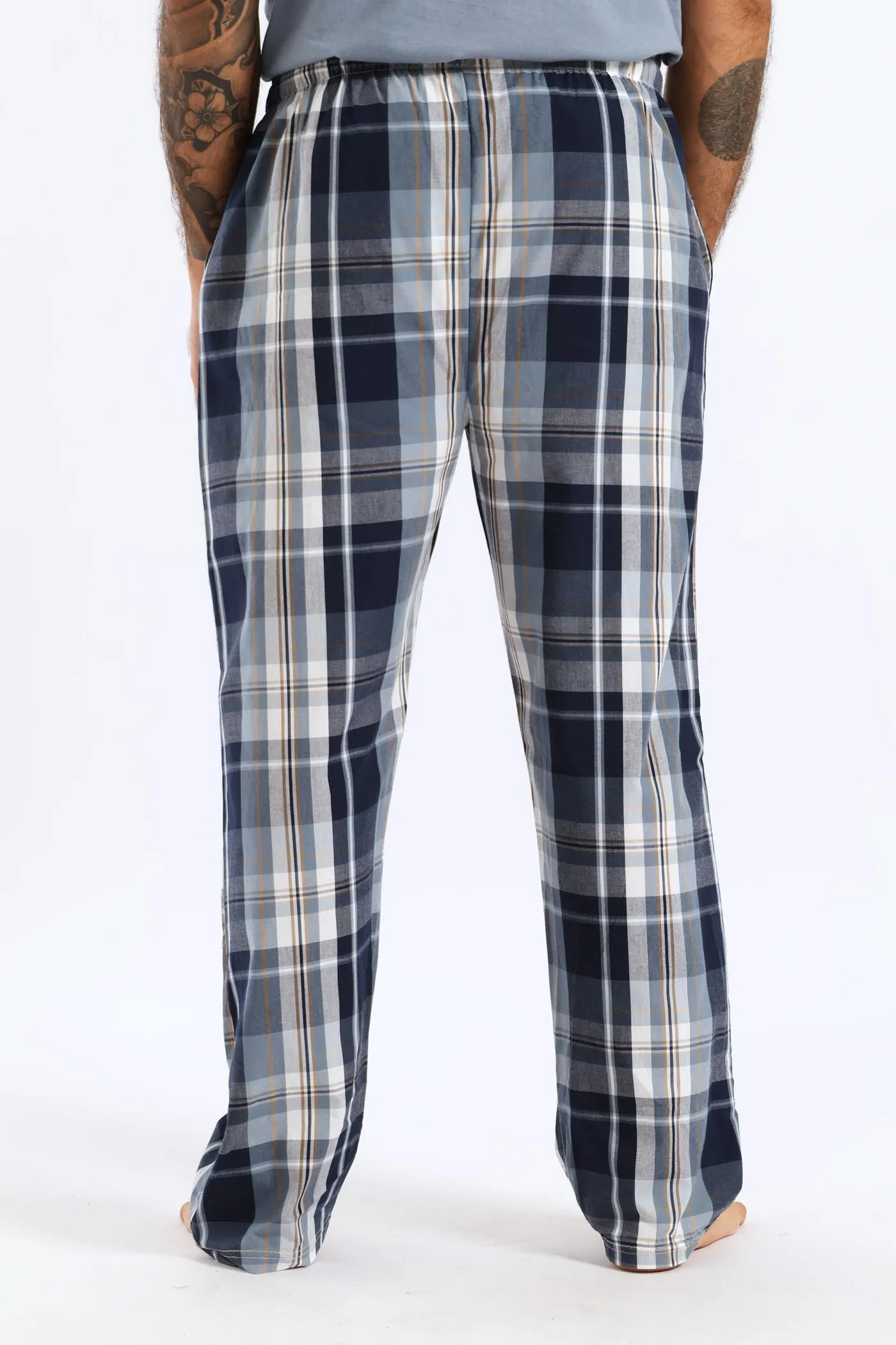 Check Woven Pyjama Long Pants - Blue sold by Edgars product image thumbnail 4