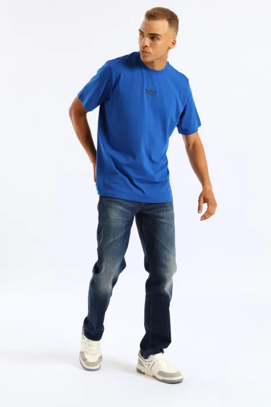 Adrian Crewneck Tee - Blue sold by Edgars