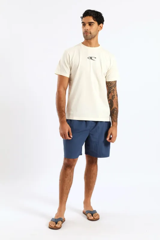 Wave Crest Tee - White sold by Edgars