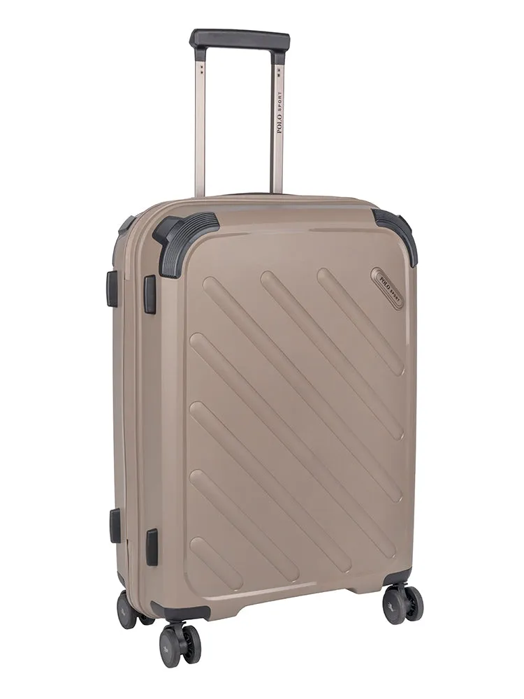 Sport Hard Shell Medium Trolley Case - Stone sold by Edgars