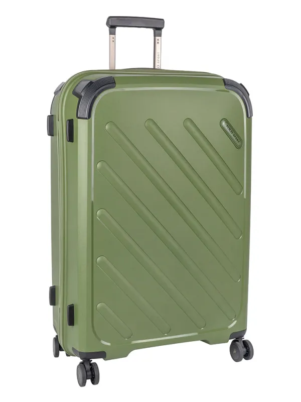 Sport Hard Shell Large Trolley Case - Green sold by Edgars