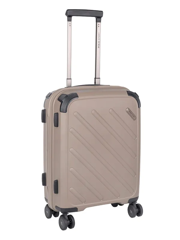 Sport Hard Shell Carry On Trolley Case - Stone sold by Edgars