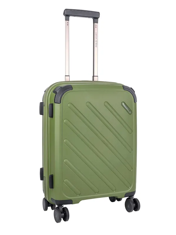 Sport Hard Shell Carry On Trolley Case - Green sold by Edgars