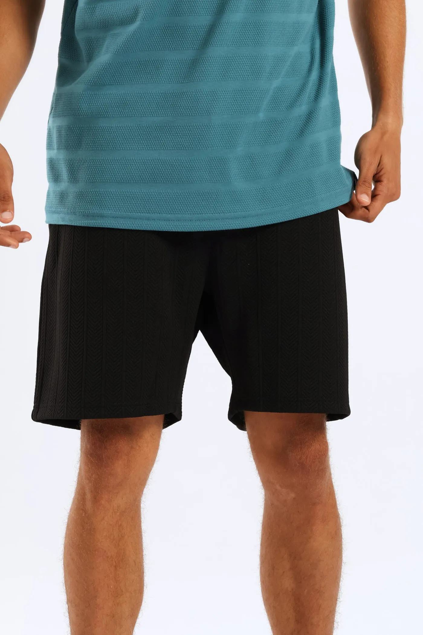 Textured Stretch Shorts - Black sold by Edgars product image thumbnail 3