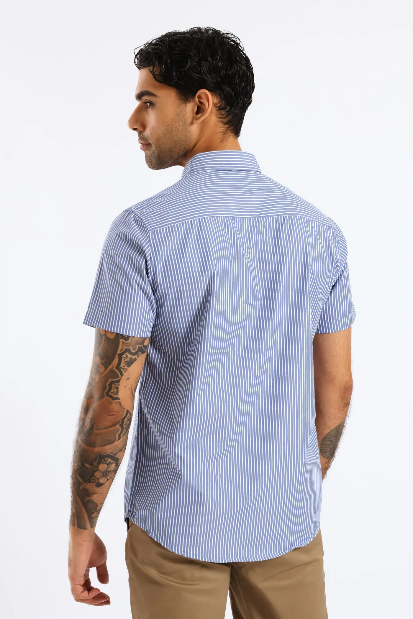 Stripe Button Down Shirt - Blue sold by Edgars product image thumbnail 5