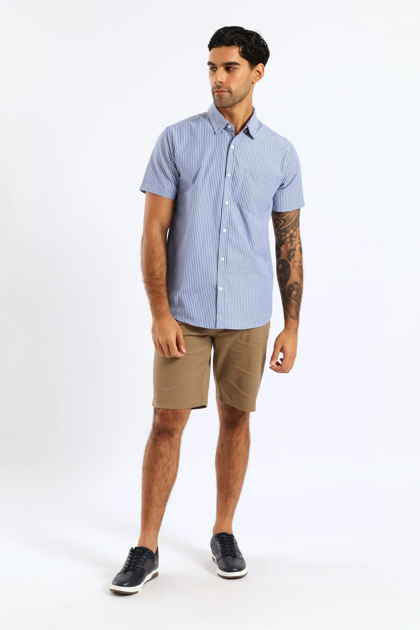Stripe Button Down Shirt - Blue sold by Edgars product image thumbnail 4