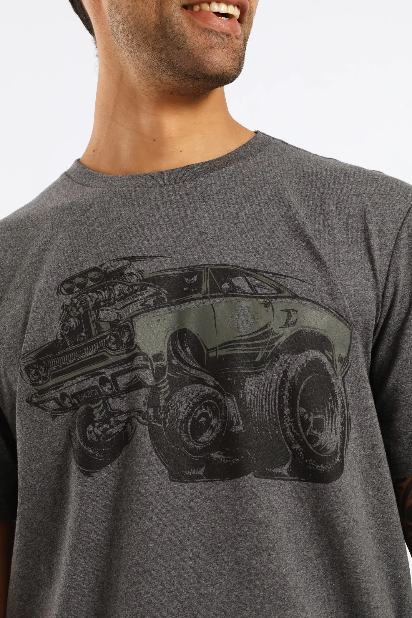 Monster Truck Tee - Charcoal Melange sold by Edgars product image thumbnail 2