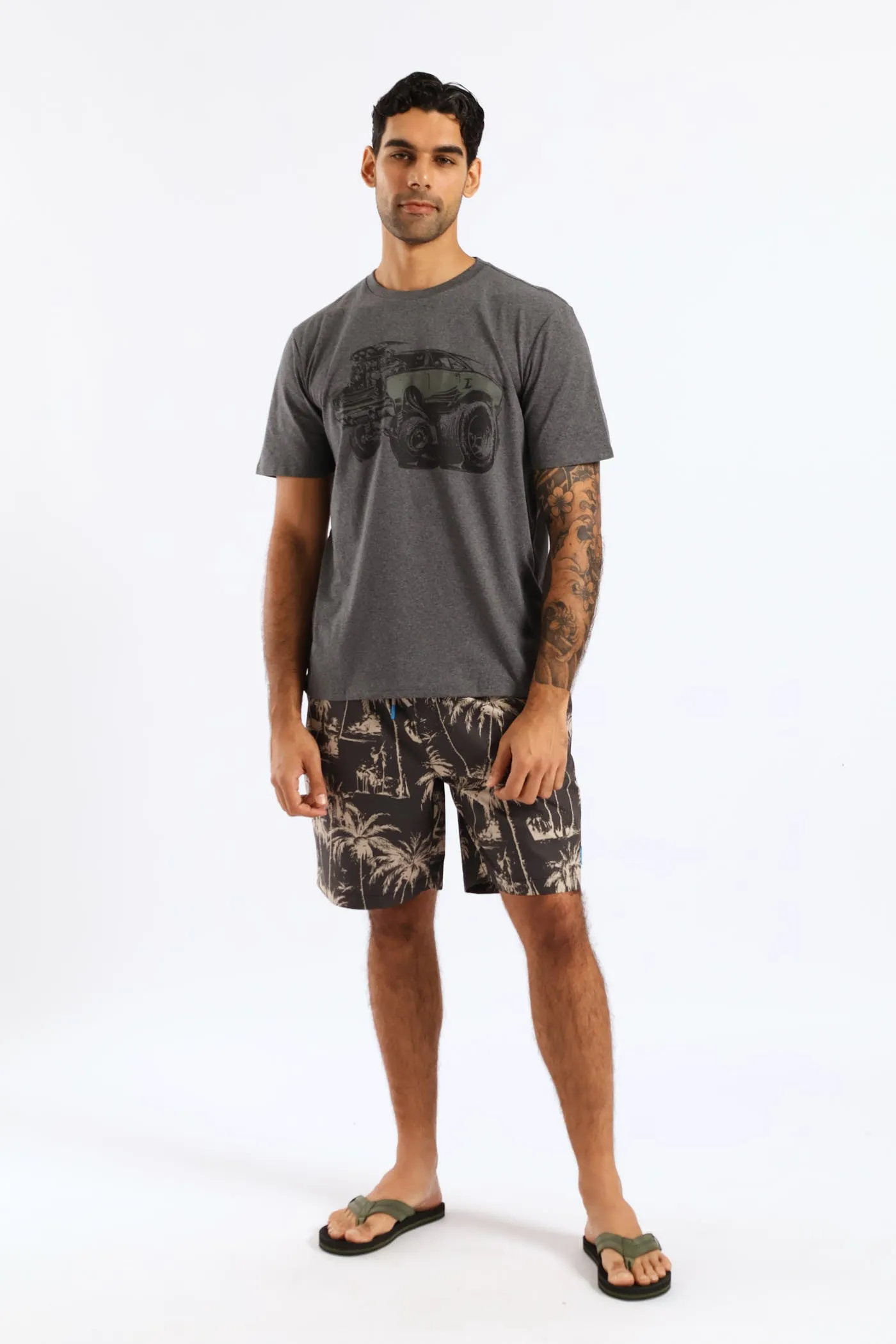 Monster Truck Tee - Charcoal Melange sold by Edgars product image thumbnail 3