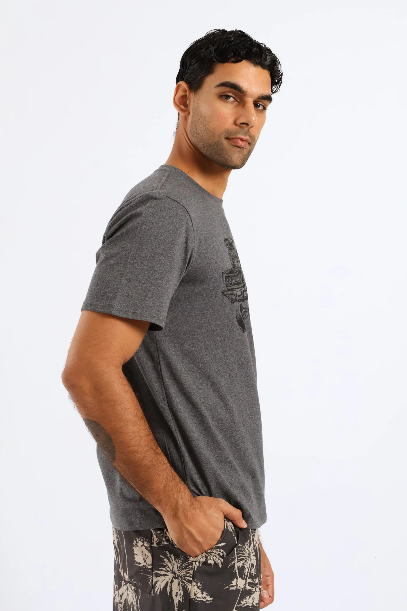 Monster Truck Tee - Charcoal Melange sold by Edgars product image thumbnail 4