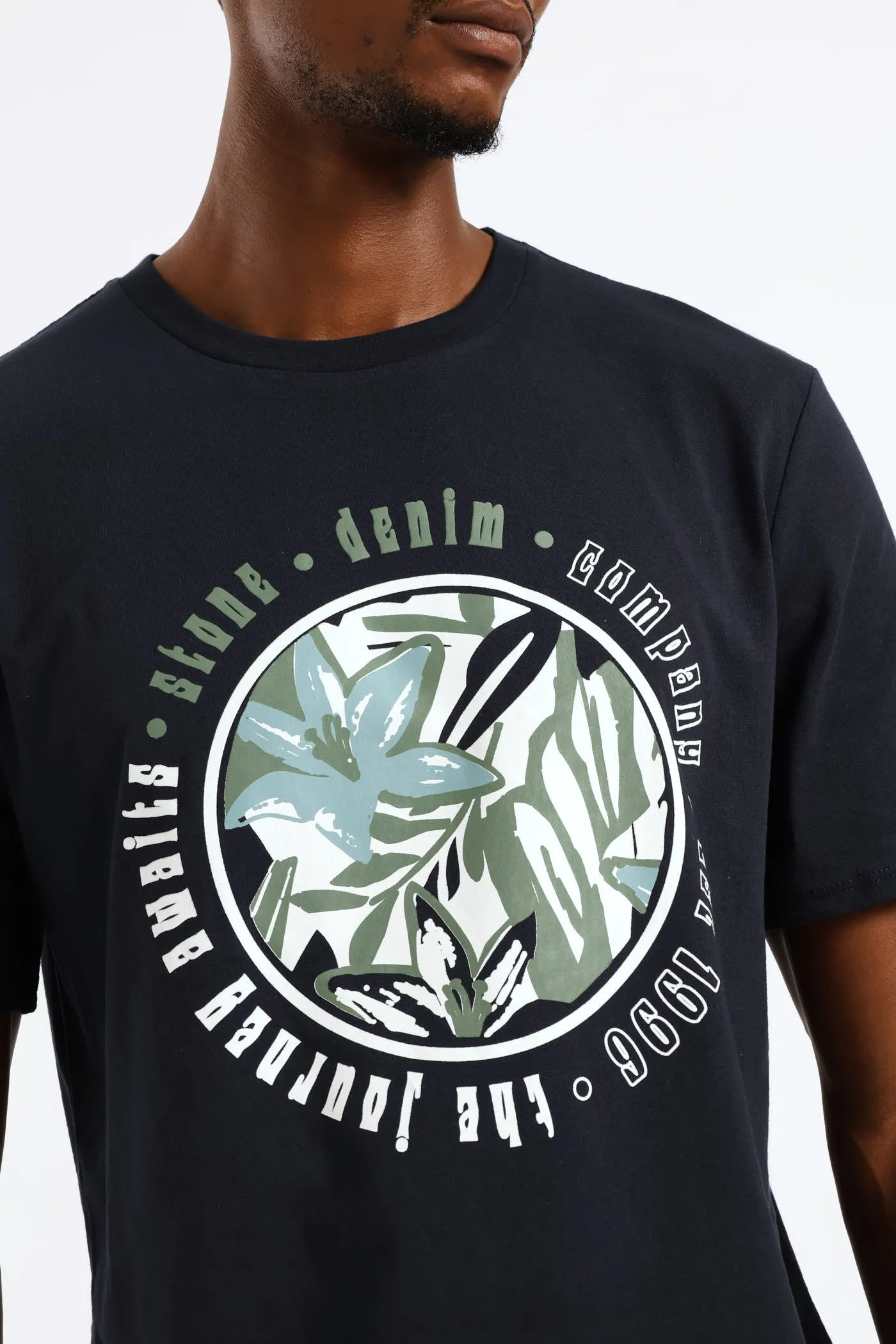 Tropical Journey Tee - Navy sold by Edgars product image thumbnail 2