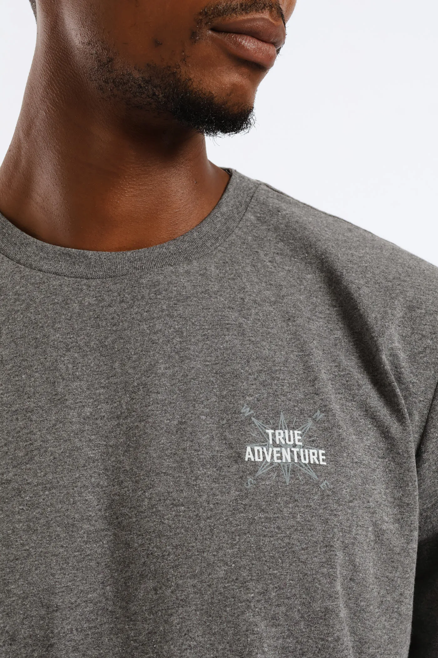 Tru Adventure Front & Back Tee - Charcoal Melange sold by Edgars product image thumbnail 5