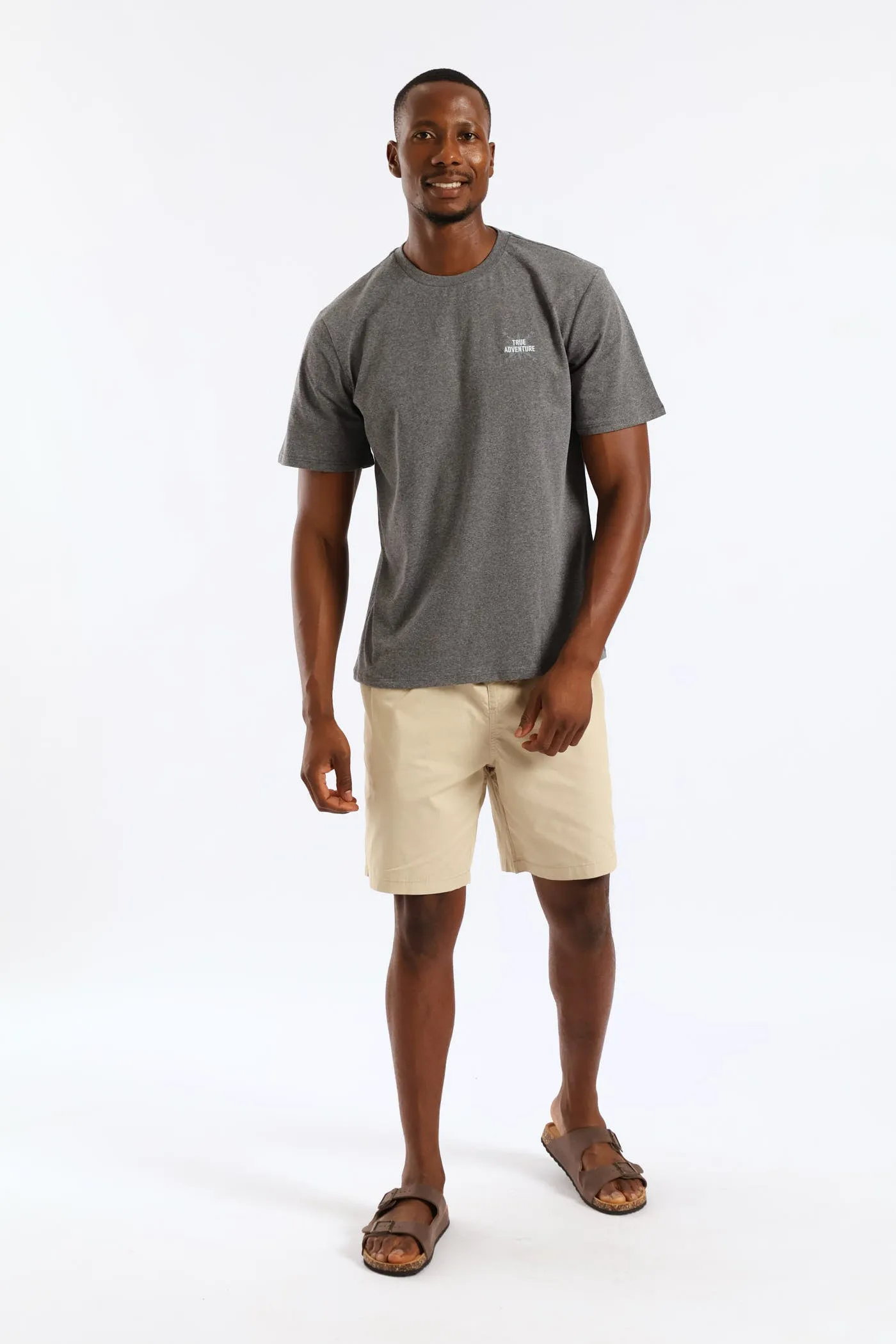 Tru Adventure Front & Back Tee - Charcoal Melange sold by Edgars product image thumbnail 3