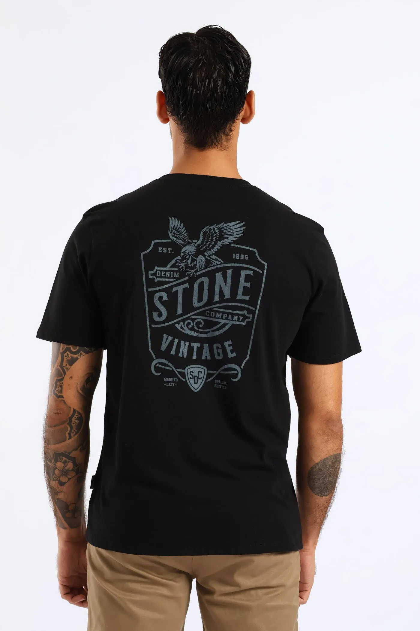 Eagle Front & Back Tee - Black sold by Edgars product image thumbnail 2
