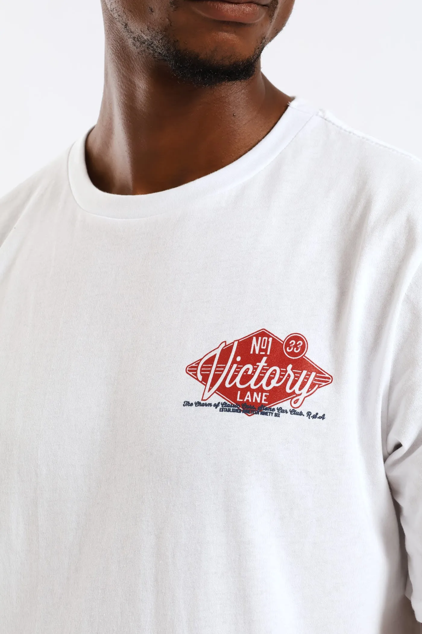 Victory Classic Car Front & Back Tee - White sold by Edgars product image thumbnail 4