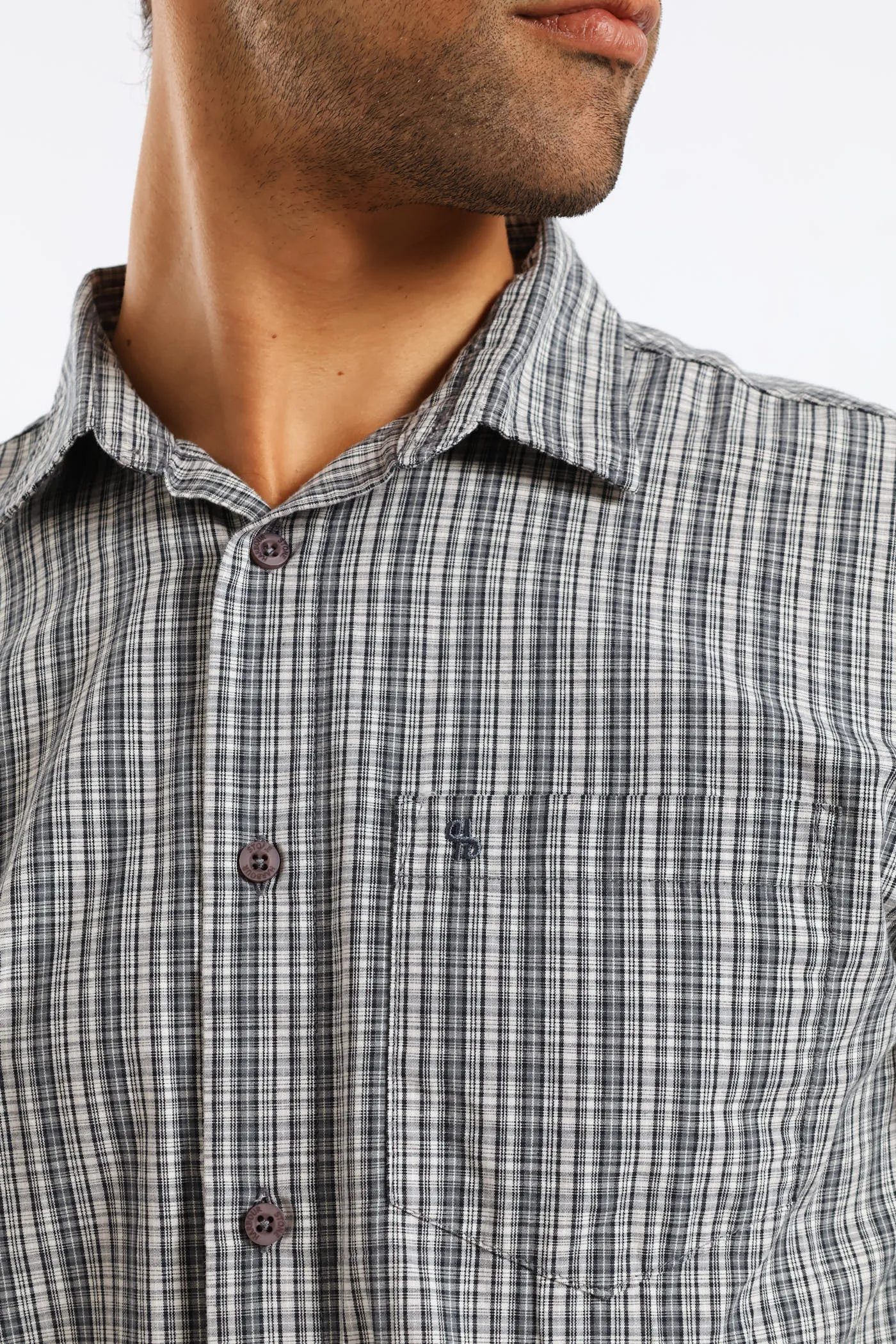 Check Regular Shirt - Grey sold by Edgars product image thumbnail 2