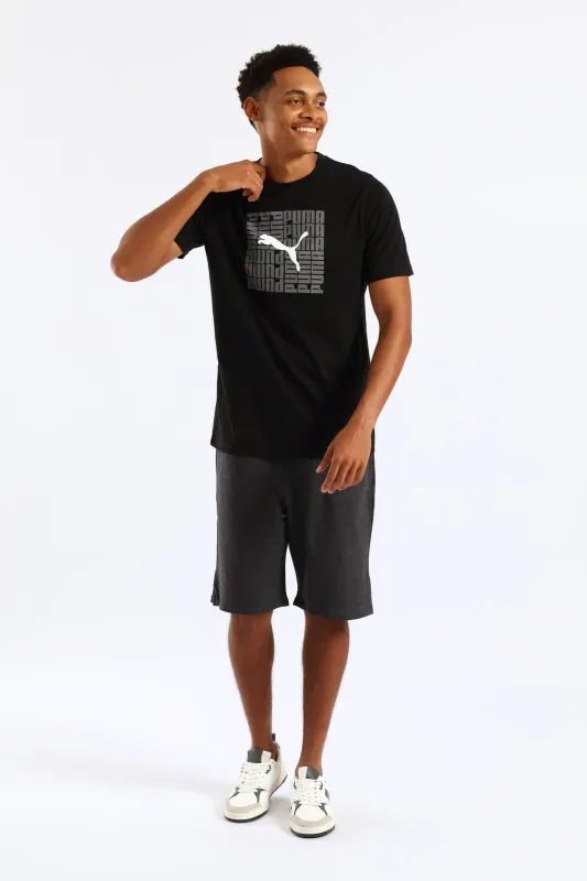 Fleece Shorts - Charcoal Melange sold by Edgars