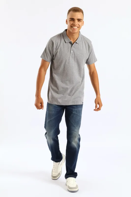 Basic Golfer - Grey Melange sold by Edgars