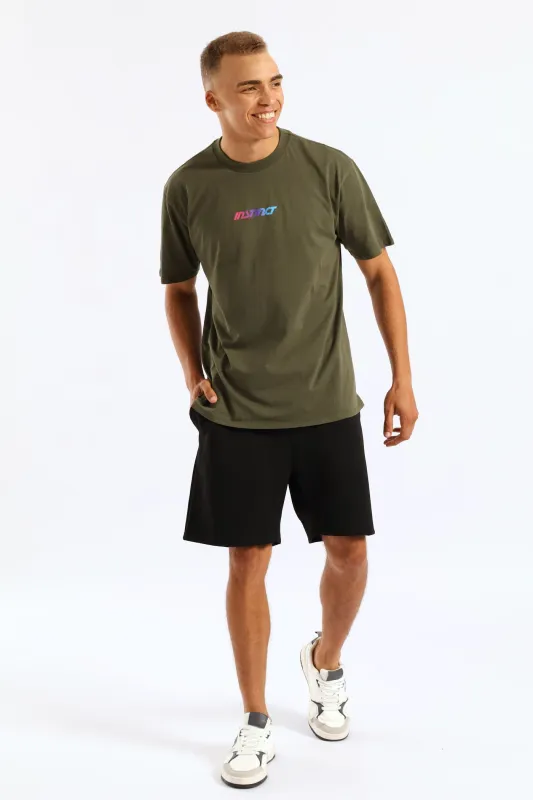 Gradient Logo Tee - Fatigue sold by Edgars