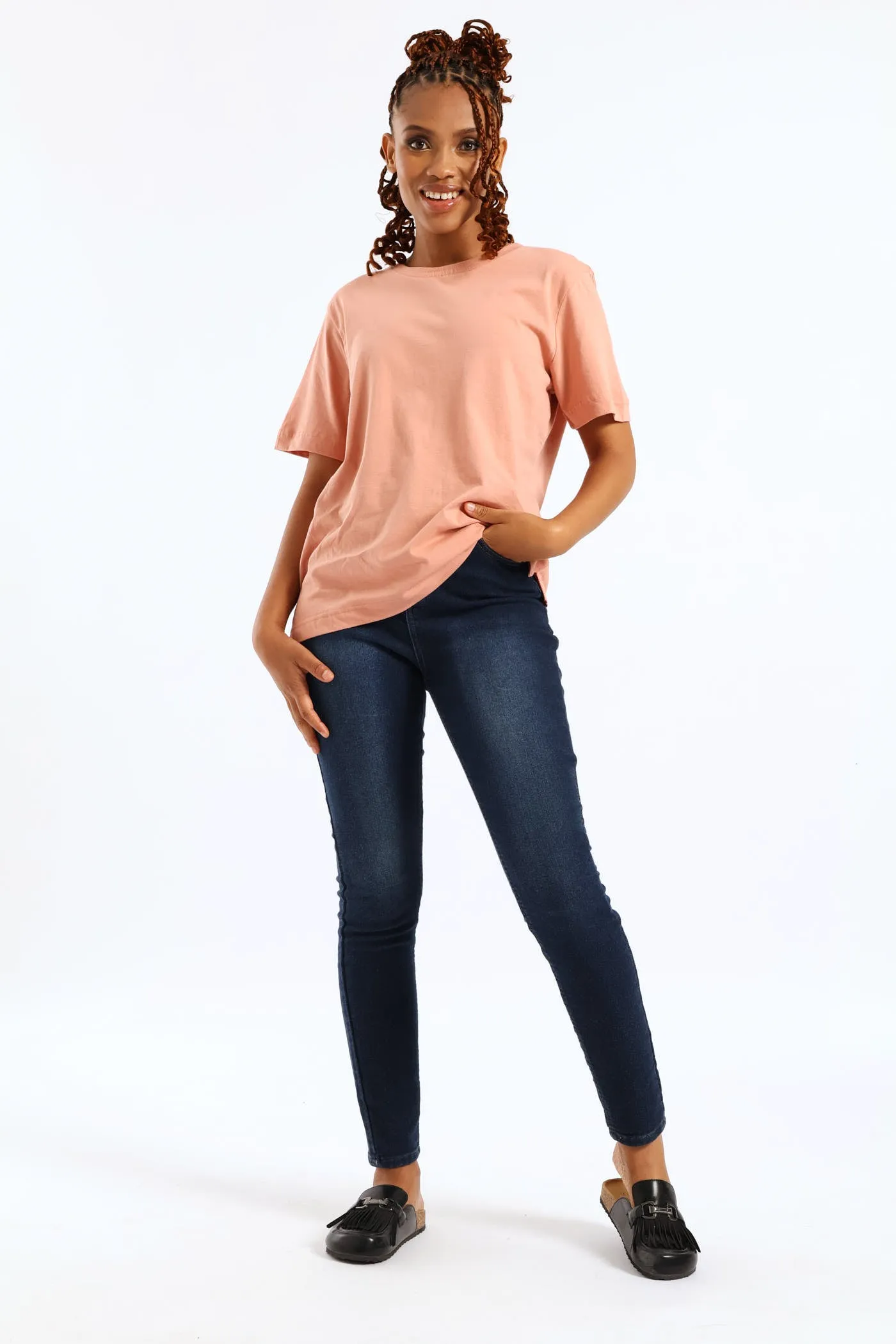 Cotton Boxy Tee - Rose sold by Edgars product image thumbnail 2
