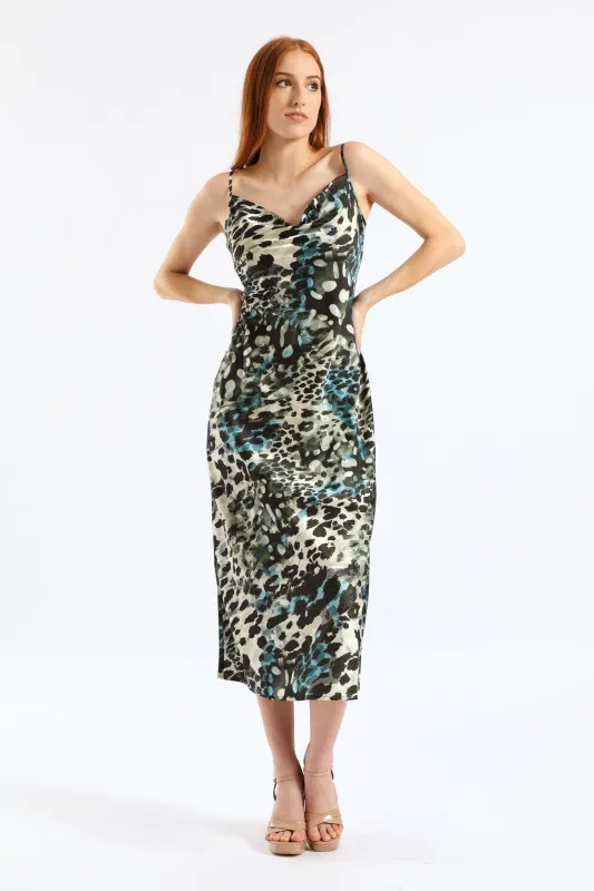 Akilina Dress - Animal Print sold by Edgars