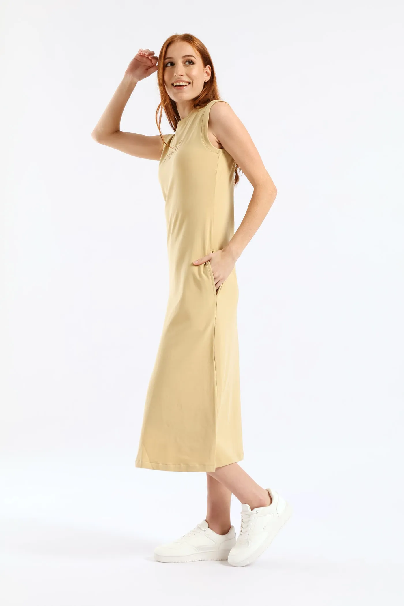 Mila Casual Dress - Stone sold by Edgars product image thumbnail 2