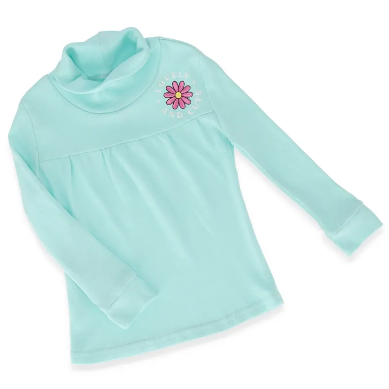 Pre-Girls Poloneck Top - Mint sold by Edgars