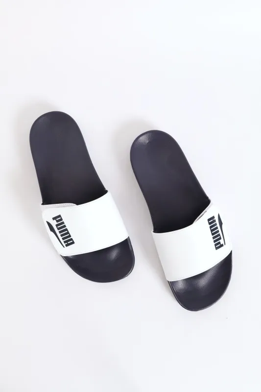 Poolcat Velcro Zadp Slide Sandal - Navy/White sold by Edgars