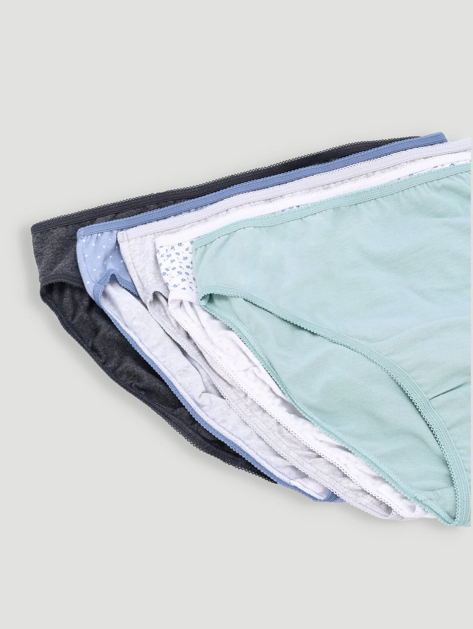 5 Pack Cotton Hi-Cut Panties - Multi sold by Edgars product image thumbnail 4