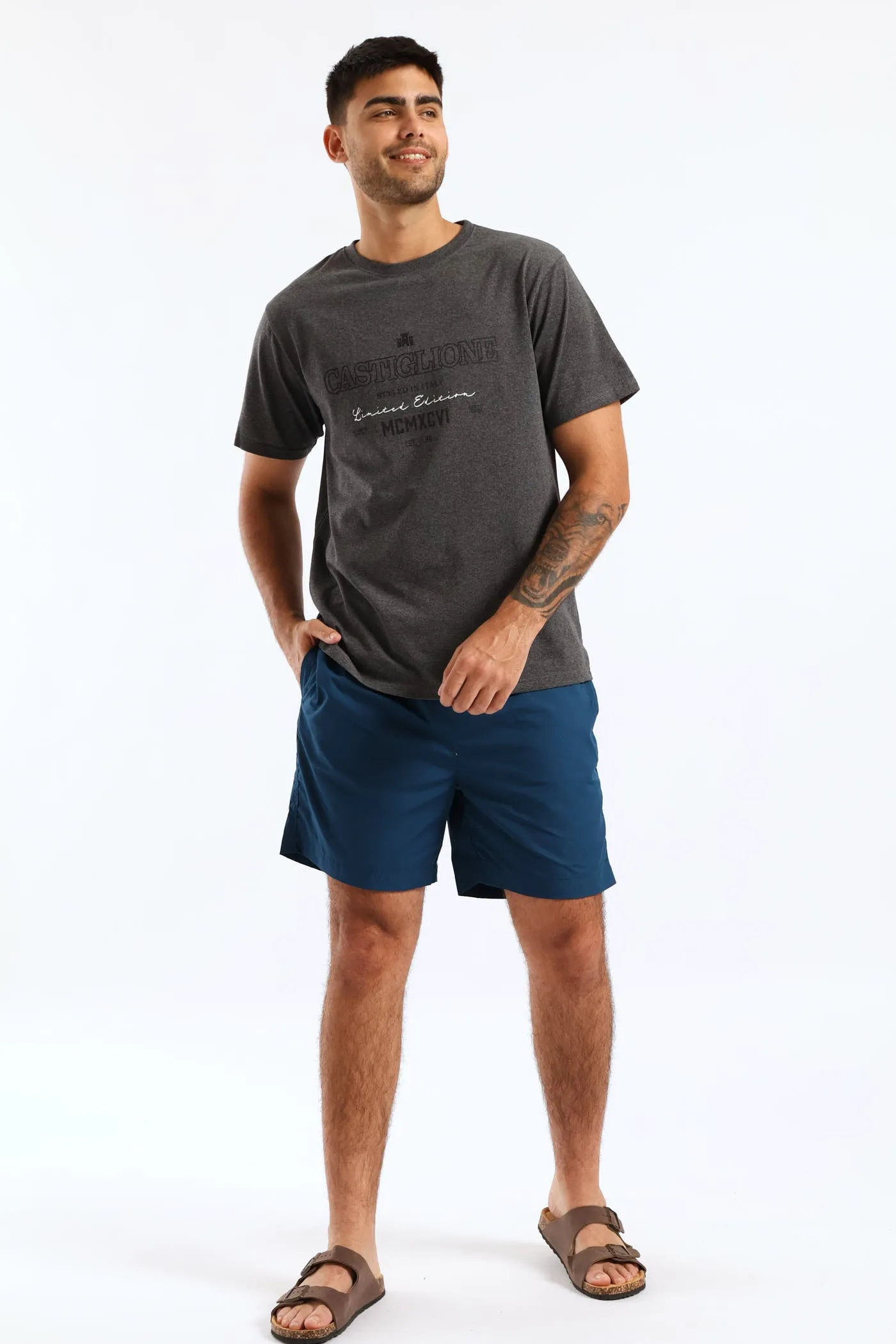 Skyway Basic Beach Short - Blue sold by Edgars