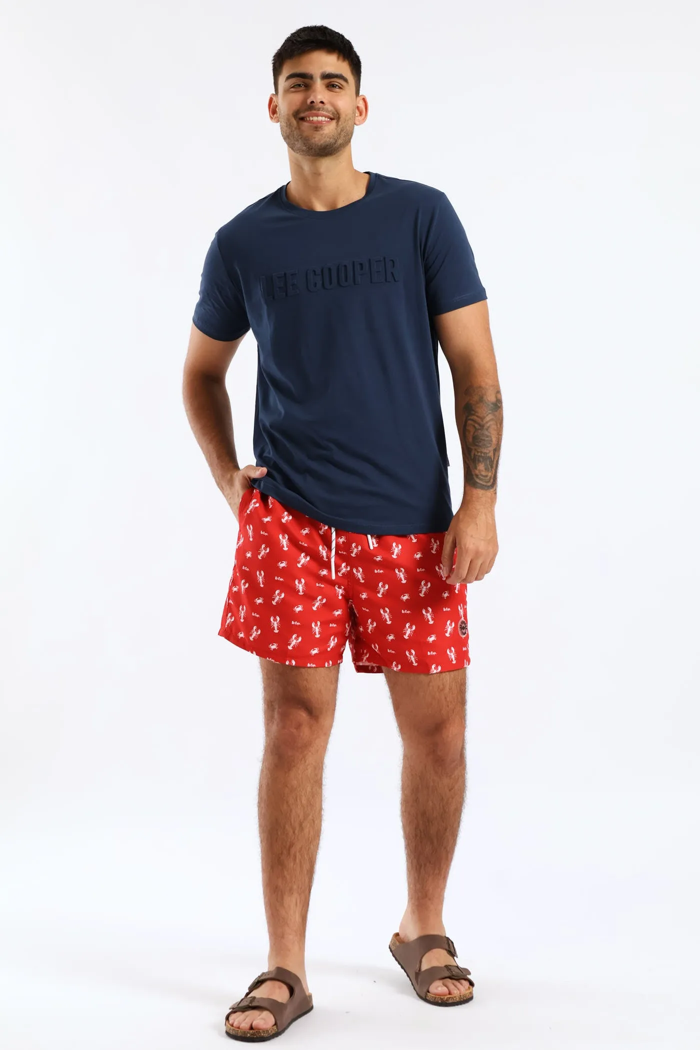 Lobster Swim Short - Red sold by Edgars